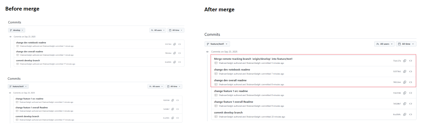 Databricks Git Merge Example